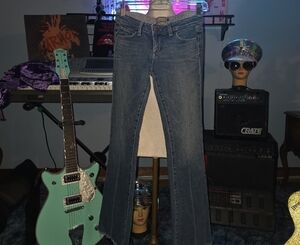 PAIGE Women's Boot Cut Jeans in Blue